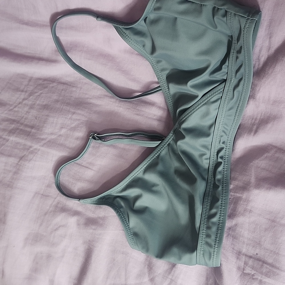 Green shein swimsuit